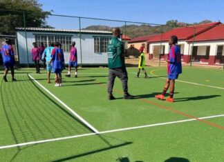 NM Tsune school gets new classrooms  and AstroTurf in a Public-Private boost photo from department page