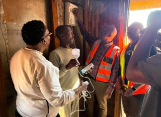 Ga-Rankuwa Zone 14 Gets Power Boost with New Meters and Transformers Cllr Frans Boshielo in one of the zone 14 residents house